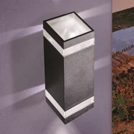 Lampy ogrodowe - Kinkiet naścienny Jason AZ5223 LED 18W kwadrat czarny - miniaturka - grafika 1