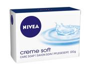 Mydła - Nivea Kremowe Mydło w kostce Creme Soft 100g - miniaturka - grafika 1