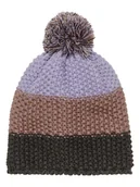 Czapki dla dzieci - Color Kids Czapka w kolorze fioletowo-jasnobrązowo-brązowym - miniaturka - grafika 1