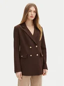 Marynarki i żakiety damskie - Guess Marynarka W5RN49 WGX02 Brązowy Regular Fit - miniaturka - grafika 1