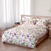 Pościel - Pościel 220x200 3cz Bawełna Mansion Biały - miniaturka - grafika 1