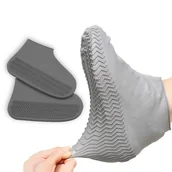 Akcesoria turystyczne - Ochraniacze POKROWCE BUTY NIEPRZEMAKALNE BIEŻNIK GRUBE Antypoślizgowe r.L - miniaturka - grafika 1