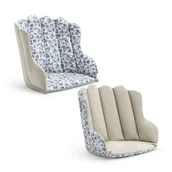 Zestawy mebli dla dzieci - Elodie Details - Poduszka Do Krzesełka Do Karmienia Grace, Garden Leo Toile - miniaturka - grafika 1