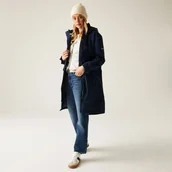 Kurtki i kamizelki sportowe damskie - Regatta Płaszcz damski przejściowy ocieplany przeciwdeszczowy Yannta Niebieski, Rozmiar: 46 - miniaturka - grafika 1