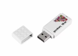 GOODRAM 16 GB USB 2.0 Biały z wzorem UME2-0160W0R11-SP - Pendrive - miniaturka - grafika 1