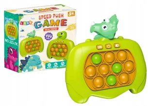 Gra Zręcznościowa Pop-It Konsola 999 Poziomów Dinozaur Zielona A - Zabawki sensoryczne - miniaturka - grafika 1