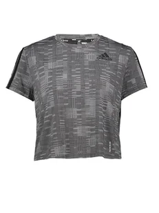 adidas Koszulka sportowa w kolorze szarym - Koszulki sportowe damskie - miniaturka - grafika 1