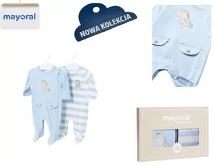 Zestaw 2 piżamek z bawełny 70 - Pajacyki dla niemowląt - miniaturka - grafika 1