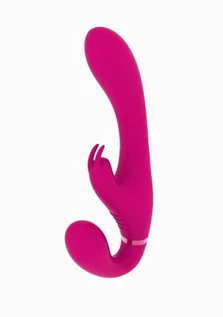 Wibratory i masażery - Vive Vive Suki Pink Wibrator króliczek do potrójnej stymulacji - grafika 1