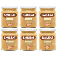 Dania dla dzieci - Smileat Słoiczek z ekologicznym kurczakiem i ryżem dla niemowląt po 6 miesiącu Zestaw 6 x 230 g Bio - miniaturka - grafika 1