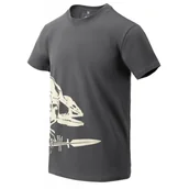 Odzież taktyczna i umundurowanie - T-Shirt Helikon-Tex "Full Body Skeleton" - Shadow Grey - miniaturka - grafika 1