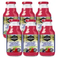 Soki i napoje niegazowane - Sady Wincenta Sok 100% jabłkowo-porzeczkowy naturalnie mętny tłoczony NFC Zestaw 6 x 330 ml - miniaturka - grafika 1