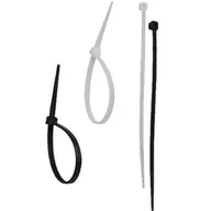 Inne mocowania - Nylonowe opaski zaciskowe czarne 7,6 x 370 mm 100 sztuk - miniaturka - grafika 1