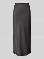 Spódnice - Długa spódnica z satyny z elastycznym pasem - miniaturka - grafika 1