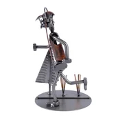 Figurki dekoracyjne - Metalowa figurka Biegacz. Prezent dla Biegacza - miniaturka - grafika 1