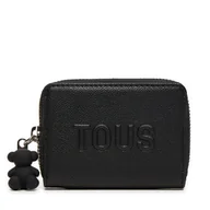 Portfele - Mały Portfel Damski TOUS 2002001951 Czarny - miniaturka - grafika 1