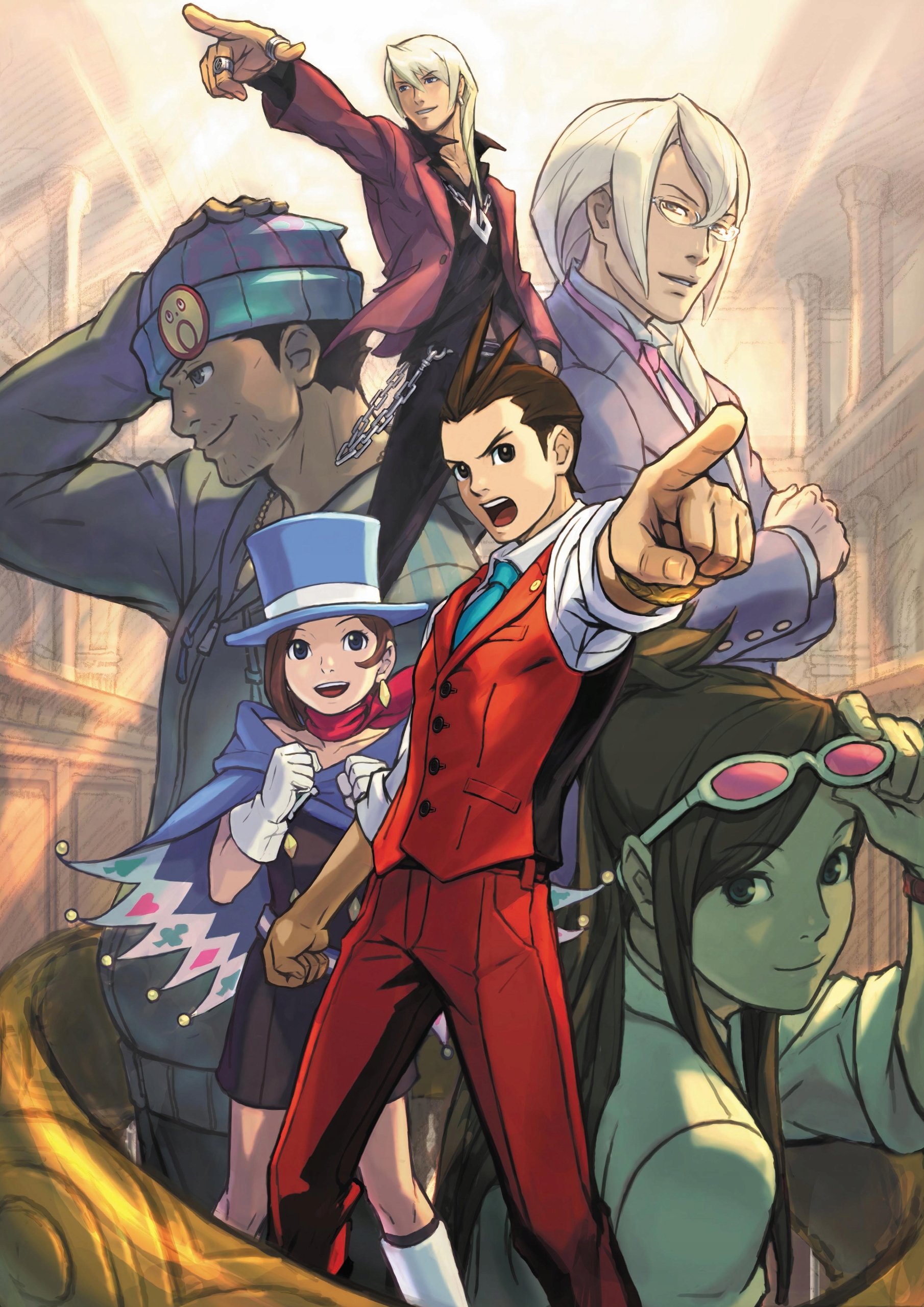 Plakat A3 gra anime Ace Attorney
