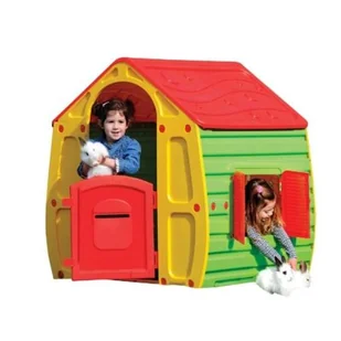 Buddy Toys domek dla dzieci BOT 1010 MAGICAL Czerwony - Place zabaw - miniaturka - grafika 1