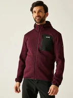 Bluzy męskie - Regatta Kurtka polarowa "Newhill" w kolorze bordowym - miniaturka - grafika 1