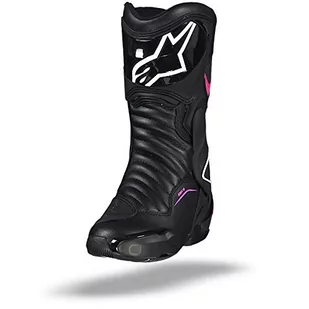 Buty motocyklowe Alpinestars Stella Smx-6 V2 czarne fuksja białe, czarne/białe/fuksja, 41 - Buty motocyklowe - miniaturka - grafika 1