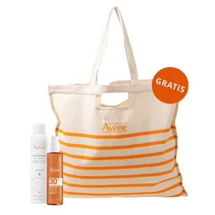 Zestaw Avene Sun, wysoka ochrona przeciwsłoneczna, olejek, SPF 30, 200 ml + woda termalna do pielęgnacji twarzy i ciała, 300 ml + torba plażowa gratis - Balsamy i kremy do opalania - miniaturka - grafika 1