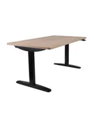 Biurka - Biurko regulowane Alto 102 Black 120 cm - miniaturka - grafika 1