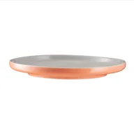 Talerze - Talerzyk deserowy śniadaniowy 20 cm BORNEO grey-orange - miniaturka - grafika 1