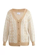 Swetry damskie - ALARY Damski sweter oversize 15425013-AL01, beżowy kremowy, XL/XXL, beż kremowy, XL-XXL - miniaturka - grafika 1