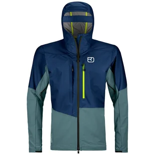 Męska kurtka softshellowa Ortovox Mesola Jacket M Rozmiar: XL / Kolor: niebieski - Kurtki męskie - miniaturka - grafika 1