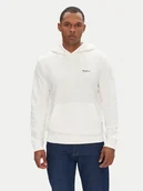 Bluzy męskie - Pepe Jeans Bluza Essential PM582839 Biały Regular Fit - miniaturka - grafika 1