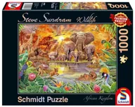 Puzzle - Schmidt Puzzle PQ 1000 Steve Sundram Zwierzęta Afryki G3 - - miniaturka - grafika 1