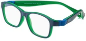 Akcesoria i dodatki do ubrań dla dzieci - NANOVISTA Okulary przeciwsłoneczne unisex, Bicolor Azul Mate/Verde, 47 - miniaturka - grafika 1