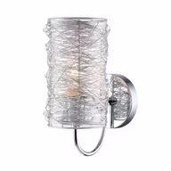 Lampy ścienne - Italux Kinkiet Linton 1 x 40 W E14 srebrny MBM2136/1 - miniaturka - grafika 1