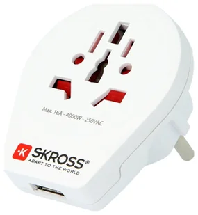 Skross World to Europe USB 1.0 - Złącza, przejściówki, adaptery - miniaturka - grafika 1