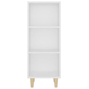 Lumarko Szafka, biała, 34,5x32,5x90 cm, materiał drewnopochodny - Szafki do salonu - miniaturka - grafika 6