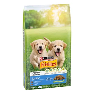 Purina Friskies Purina Junior, Kurczak i warzywa - 7 kg - Sucha karma dla psów - miniaturka - grafika 1