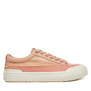 Tenisówki Pepe Jeans Ben Fresh W PLS31589 Pomarańczowy - Trampki damskie - miniaturka - grafika 1