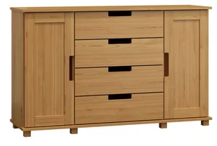 Komoda sosnowa drewniana nr4 Modern 140x100x42 olcha - Komody - miniaturka - grafika 1