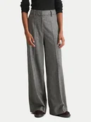 Spodnie damskie - Marc O'Polo Spodnie materiałowe 509 0158 10149 Szary Wide Fit - miniaturka - grafika 1