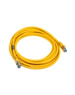 Kable - InLine Patch kabel sieciowy Cat.6A, S/FTP (PiMf), 500MHz, żółty, 5m 76805Y - miniaturka - grafika 1