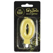 Urodziny dla dorosłych - Świeczka 0 eko-brokat - miniaturka - grafika 1