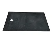 Brodziki prysznicowe - Brodzik prysznicowy prostokątny, antypoślizgowy, czarny, 160 x 90 cm, polski producent / IdealStones - miniaturka - grafika 1