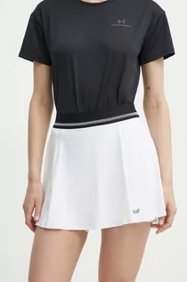 Spódnice - Casall spódnica sportowa Court kolor biały mini rozkloszowana - grafika 1