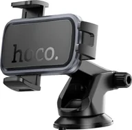 Uchwyty samochodowe do telefonów - HOCO uchwyt samochodowy do deski H79 czarno szary - miniaturka - grafika 1