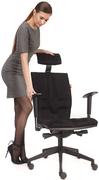 Fotele i krzesła biurowe - Fotel biurowy Elegance profilaktyczno-rehabilitacyjny Kulik System - miniaturka - grafika 1