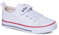 Buty dla dziewczynek - TRAMPKI DZIECIĘCE DO SZKOŁY LEE COOPER TRAMPKI NA RZEP 29 - miniaturka - grafika 1
