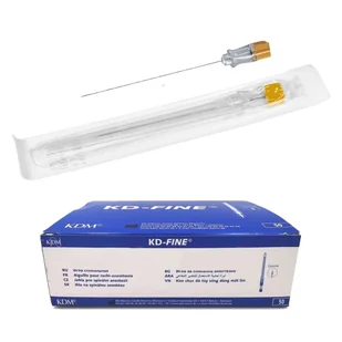 Igły do punkcji lędźwiowej z prowadnicą 88mm x 0,45mm 26G KDM KD-Fine Spinal 50szt - Meble i wyposażenie gabinetów medycznych - miniaturka - grafika 1
