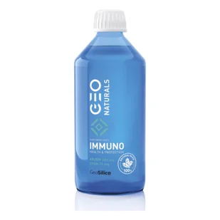 Geonaturals SILICA IMMUNO Krzem 100 mg + Cynk 15 mg (500 ml) GeoSilica Geonaturals geo-006 - Witaminy i minerały - miniaturka - grafika 1