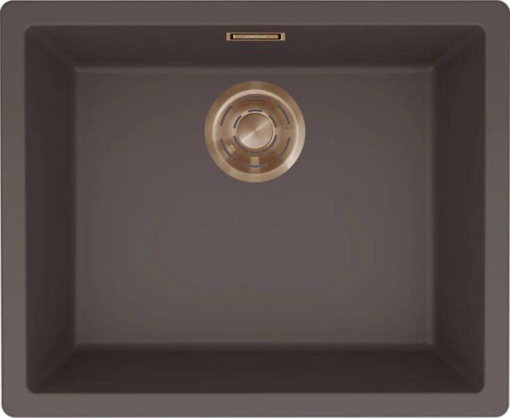 ELLECI Zlew ZEN 105 LE cocoa (K87) KERATEK Limited Edition (LKZ10587BRZ)