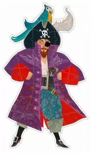 Djeco Puzzle gigant 36 Pirat Eliot - Puzzle - miniaturka - grafika 1